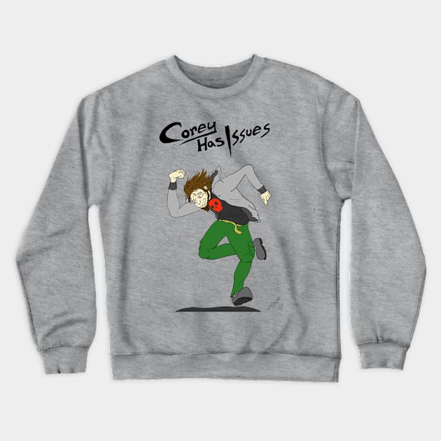 Corey Has Issues- Dancing Crewneck Sweatshirt by Corey Has Issues